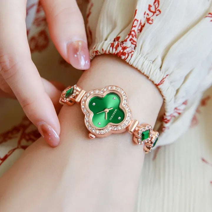 Luxury Quartz Watch - with Diamond Bracelet